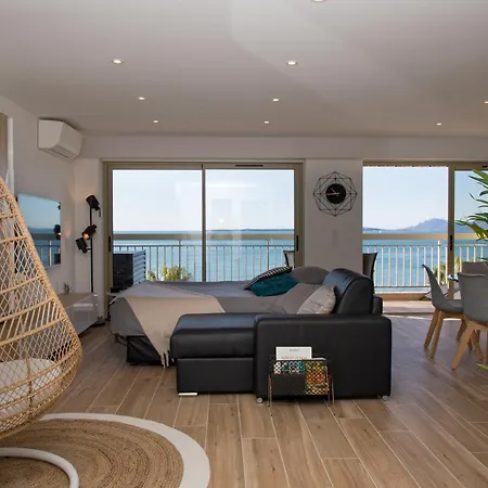 Apartment Vue Panoramique, Clim, Balcon Et Plages Antibes
