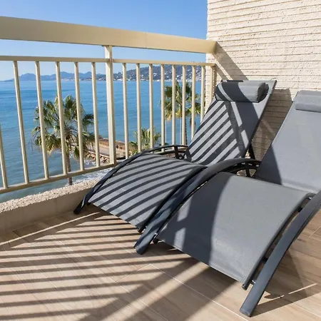 Vue Panoramique, Clim, Balcon Et Plages Apartamento Antibes